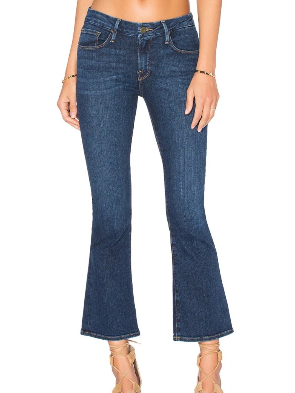 Frame Denim Le Crop Mini Boot Jeans Remsen
